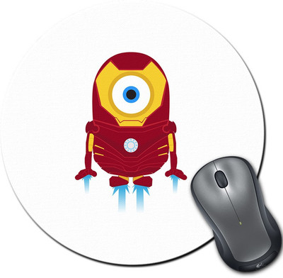 

Rangeele Inkers Ironman Minion Round Mousepad(Multicolor)