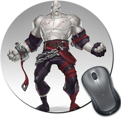 

Rangeele Inkers Kane Demon Art Round Mousepad(Multicolor)