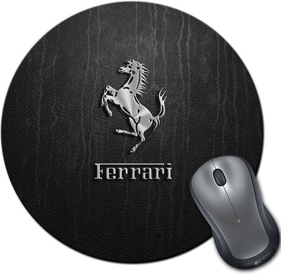 

Rangeele Inkers Ferrari Vintage Logo Round Mousepad(Multicolor)