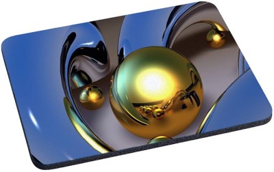 Magic Cases balls patterns metal gold 3d Design 155 Mousepad(Multicolor) at flipkart