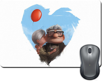 

ShopMantra Up Cute Couple Mousepad(Multicolor)