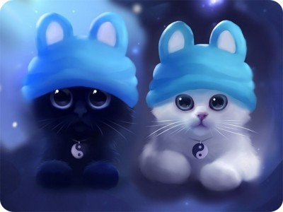 

Shopmillions Friends Forever Cat SM10816 Mousepad(Multicolor)