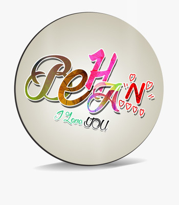 

SKY TRENDS Sky Trends Behna I Love You Design Naming Multicolor Gifts. Mousepad(Multicolor)