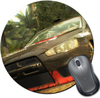 

Rangeele Inkers Dirt 2 Round Mousepad(Multicolor)