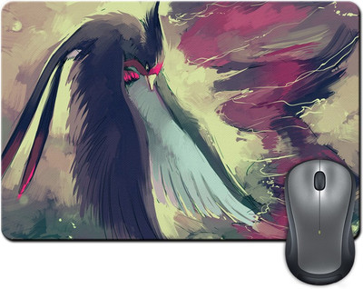 

Rangeele Inkers Awesome Bird Painting Mousepad(Multicolor)