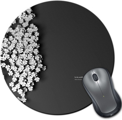 

Rangeele Inkers Oppurtunity Quote Round Mousepad(Multicolor)