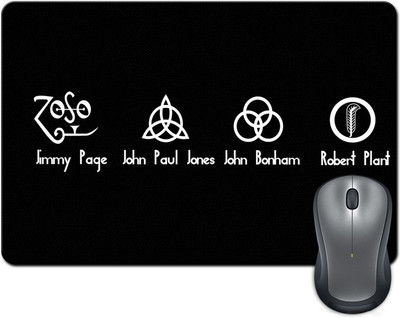 

ShopMantra Famous Musicians Minimal Logos Mousepad(Multicolor)