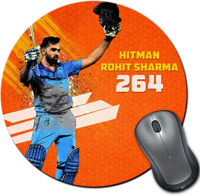 

ShopMantra Hitman Rohit Sharma Round Mousepad- SMMR00000309 Mousepad(Multicolor)