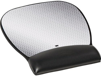 

3M Gel Mouse Pad Wrist Rest MW310LE Mousepad(Black / Silver)