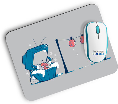 

Shoppers Bucket Brain Wash Mousepad(Multicolor)