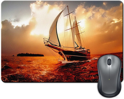 

Rangeele Inkers Travel Ship Mousepad(Multicolor)