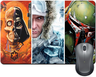 

Rangeele Inkers Star Wars Episodes Mousepad(Multicolor)