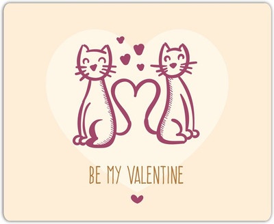 

Lovely Collection Be My Valentine Mousepad(Multicolor)