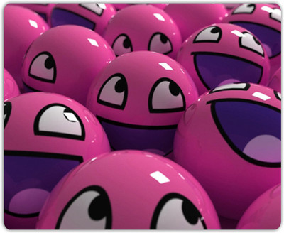 

Lovely Collection Smiling Balls Mousepad(Multicolor)