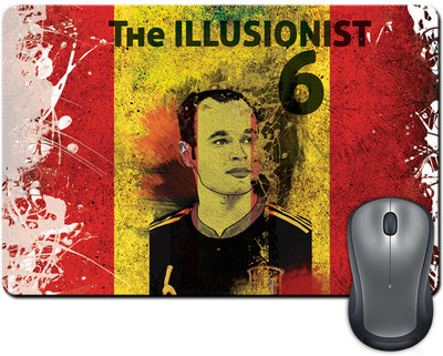 

ShopMantra Andrs Iniesta Spain Football Mousepad(Multicolor)