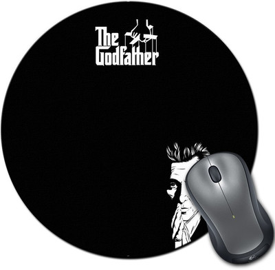 

Rangeele Inkers The Godfather Round Mousepad(Multicolor)