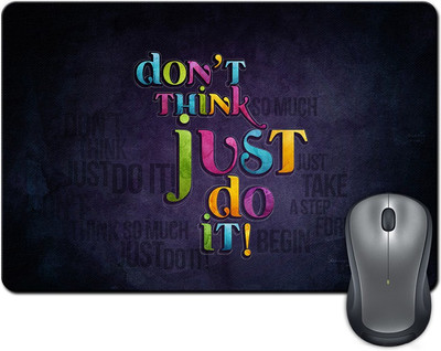 

Rangeele Inkers Don’T Think Just Do It Mousepad(Multicolor)