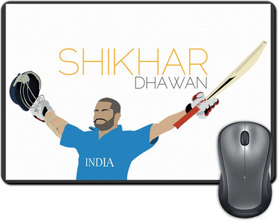 

ShopMantra Shikhar Dhawan Minimal Mousepad(Multicolor)