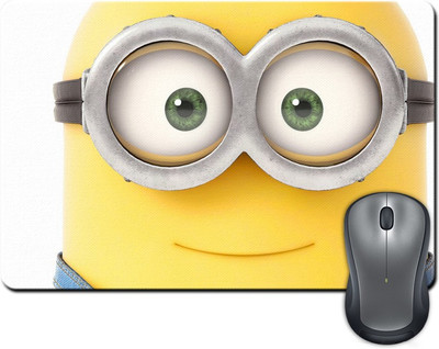 

Rangeele Inkers Minion Face Closeup Mousepad(Multicolor)