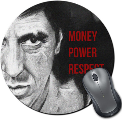 

Rangeele Inkers Godfather Money Power Respect Round Mousepad(Multicolor)