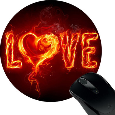 Huppme Love Mousepad(Black)