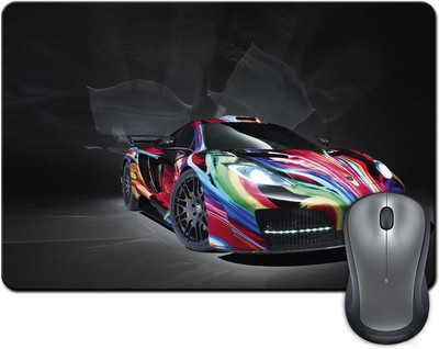 

Rangeele Inkers Mclaren P1 Colorful Mousepad(Multicolor)