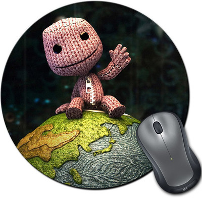 

Rangeele Inkers Earth Is Happy Round Mousepad(Multicolor)