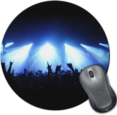 

Rangeele Inkers Rock Concert Fans Round Mousepad(Multicolor)