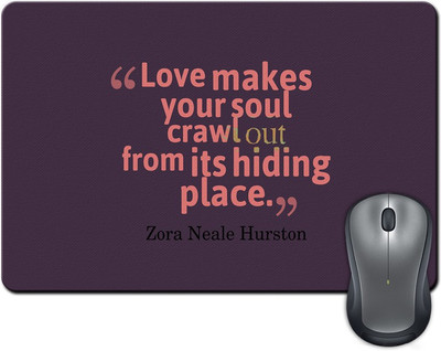 

Rangeele Inkers Love Makes Your Soul Crawl Out Mousepad(Multicolor)