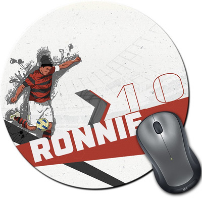 

ShopMantra Ronnie Ronldinho Brazil Football Round Mousepad- SMMR00000262 Mousepad(Multicolor)