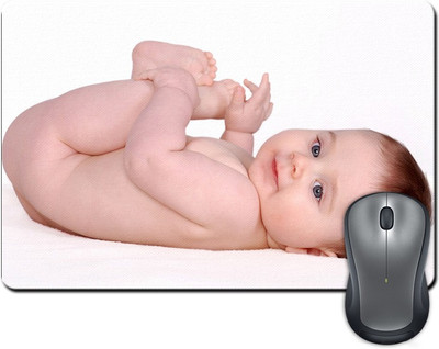 

ShopMantra Baby Playing with His Toes Mousepad(Multicolor)