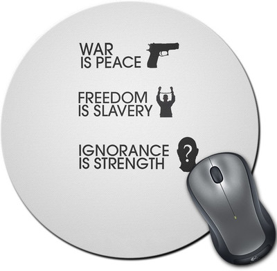 

Rangeele Inkers War Freedom Ignorance Round Mousepad(Multicolor)