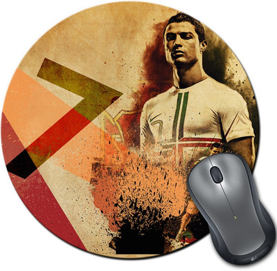 

ShopMantra Cr7 Portugal Football Round Mousepad- SMMR00000228 Mousepad(Multicolor)