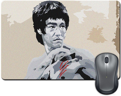 

Rangeele Inkers Bruce Lee Painting Art Mousepad(Multicolor)