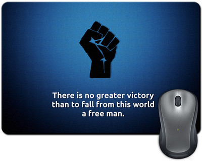 

ShopMantra Greater Victory Quote Mousepad(Multicolor)