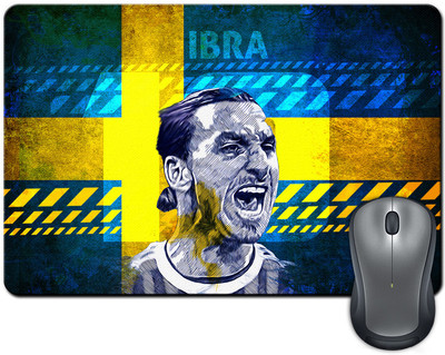 

ShopMantra Zlatan Ibra Sweden Football Mousepad(Multicolor)
