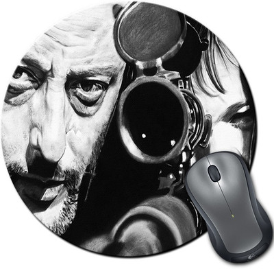 

Rangeele Inkers Leon The Professional Sketch Round Mousepad(Multicolor)
