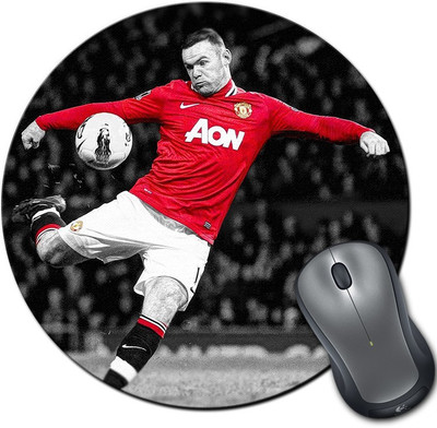 

Rangeele Inkers Wayne Rooney Super Kick Round Mousepad(Multicolor)