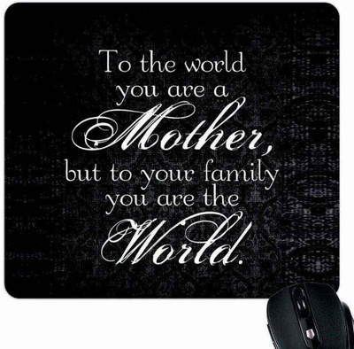 

Giftsmate Mother My World Mousepad(Multicolor)