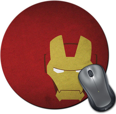 

Rangeele Inkers Ironman Minimal Round Mousepad(Multicolor)