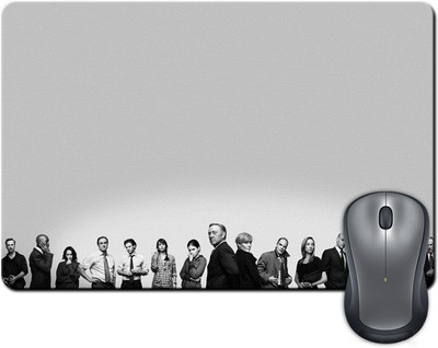 

Rangeele Inkers House Of Cards Characters Mousepad(Multicolor)