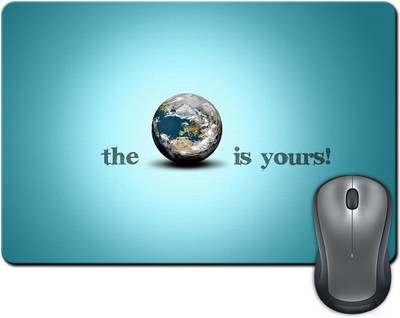 

Rangeele Inkers Earth Is Yours Mousepad(Multicolor)