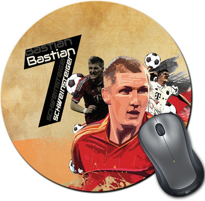 

ShopMantra Bastian Schweinsteiger Germany Football Round Mousepad- SMMR00000237 Mousepad(Multicolor)