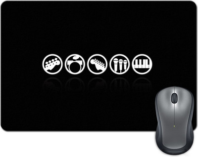 

Rangeele Inkers Music Is Life Mousepad(Multicolor)