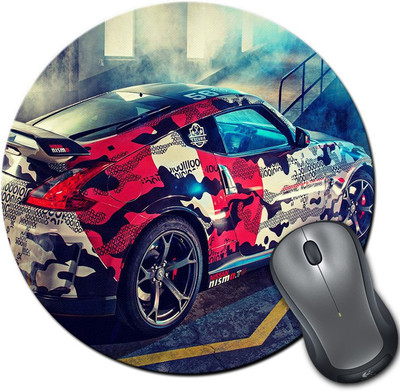 

Rangeele Inkers Nismo Car Round Mousepad(Multicolor)