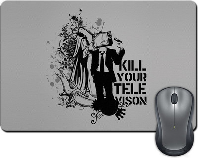 

ShopMantra Kill Your Television Vector Illustration Mousepad(Multicolor)