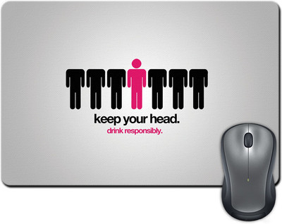 

ShopMantra Keep Your Head Up Mousepad(Multicolor)