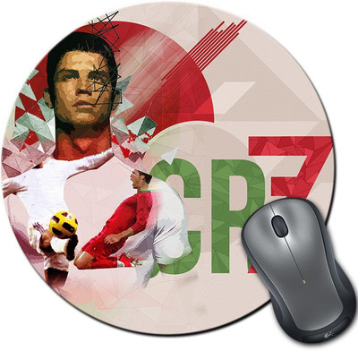 

ShopMantra Cr7 Ronaldo Footballer Round Mousepad- SMMR00000173 Mousepad(Multicolor)