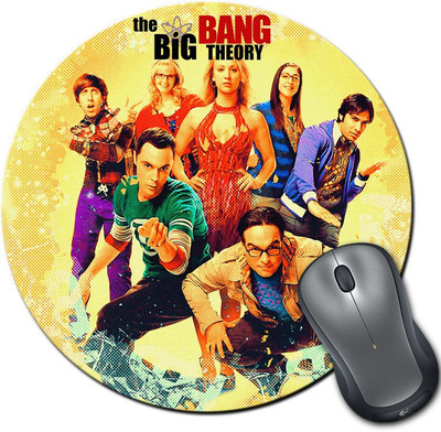 

Rangeele Inkers The Big Bang Theory Popart Round Mousepad(Multicolor)