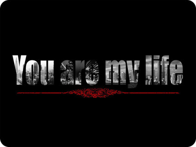 

SYL U Are My Life Mousepad(Multicolor)